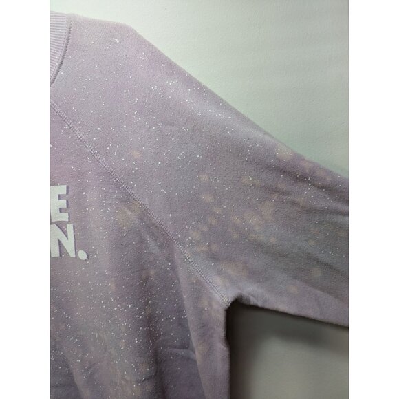 Wildfox Space Queen Purple Splatter Print Sweatshirt Cotton Blend Size XS - Picture 5 of 9